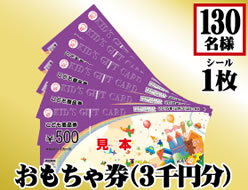 おもちゃ券(3千円分)