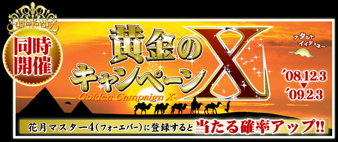 黄金のキャンペーンＸ