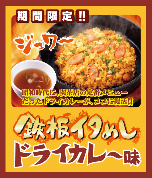 鉄板イタめしドライカレ～味